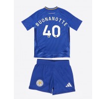 Leicester City Facundo Buonanotte #40 Koszulka Podstawowa dzieci 2024-25 Krótki Rękaw (+ krótkie spodenki)
